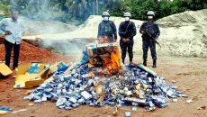 বরগুনায় রাজস্ব ফাঁকির সিগারেট জব্দ, দুইজনের কারাদণ্ড