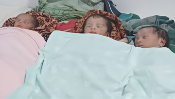 নড়াইলে একসঙ্গে তিন সন্তানের জন্ম