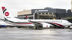 দাঁড়িয়ে থাকা বোয়িং বিমানে আঘাত করল লাগেজ ট্রলি