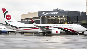 দাঁড়িয়ে থাকা বোয়িং বিমানে আঘাত করল লাগেজ ট্রলি