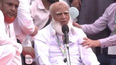 বক্তব্যের সময় মঞ্চে অসুস্থ হয়ে পড়ে গেলেন জামায়াত আমির