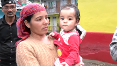 ভূমিধসে পুরা পরিবার প্রাণ গেলেও বেঁচে গেল ১১ মাসের শিশু