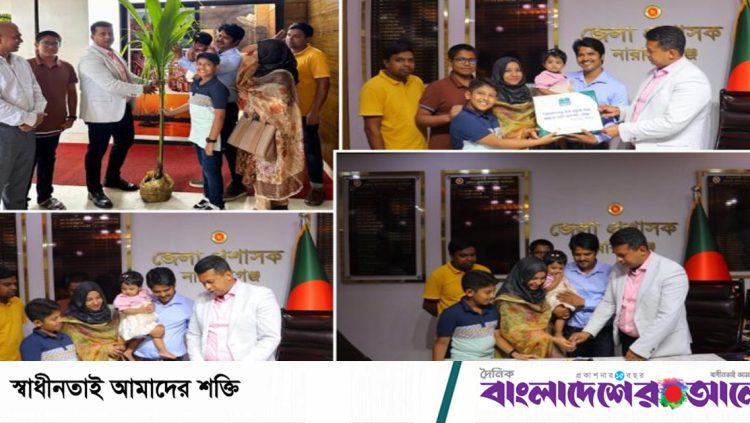 বৃক্ষ প্রেমী আরিবাহ্ ইসলামের জন্মদিনে কেক কাটলেন ডিসি