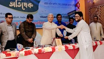 সম্মাননা পেলেন সাংবাদিক জাওহার ইকবাল