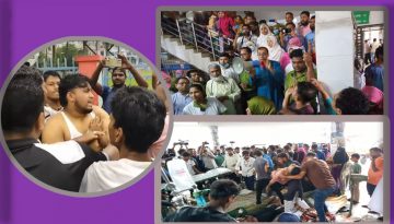 বরিশালে স্বাস্থ্যখাত সংস্কার দাবিতে অনশনরতদের ওপর হামলার অভিযোগ