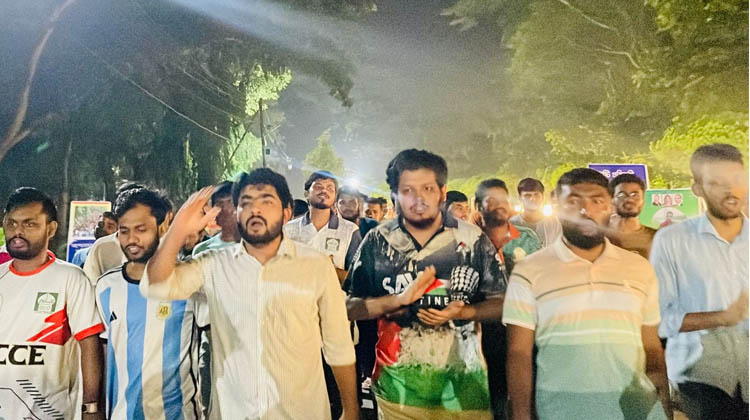 সাংবাদিক আসাদুজ্জামান হত্যার প্রতিবাদে উত্তাল ইবি