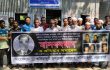 সাংবাদিক তুহিন হত্যার প্রতিবাদে খালিয়াজুরীতে মানববন্ধন