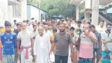 বন্দরে মাদকের বিরুদ্ধে বিক্ষোভ মিছিল