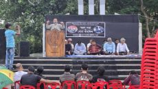 নওগাঁয় শহীদ সাংবাদিক ও মাইলস্টোন ট্র্যাজেডিতে নিহতদের স্মরণে দোয়া মাহফিল