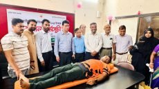 ফেনীতে জাতীয় ও আন্তর্জাতিক যুব দিবস উপলক্ষে রক্তদান কর্মসূচি