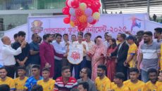 জামালপুরে জেলা প্রশাসক গোল্ডকাপ ফুটবল টুর্নামেন্টের শুভ উদ্বোধন