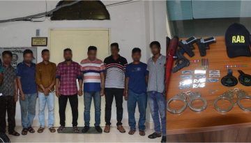 র‍্যাব পরিচয়ে ডাকাতি: শাহবাগে সংঘবদ্ধ ডাকাত দলের ৮ সদস্য গ্রেফতার