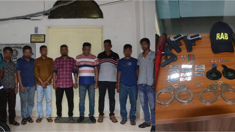 র‍্যাব পরিচয়ে ডাকাতি: শাহবাগে সংঘবদ্ধ ডাকাত দলের ৮ সদস্য গ্রেফতার