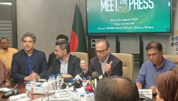 যুক্তরাষ্ট্রে শুল্ক হ্রাসে পোশাক খাতের স্বস্তি: বিজিএমইএ সভাপতির সংবাদ সম্মেলন