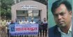 সাংবাদিক আসাদুজ্জামান তুহিন হত্যার বিচার দাবিতে নবীনগরে মানববন্ধন