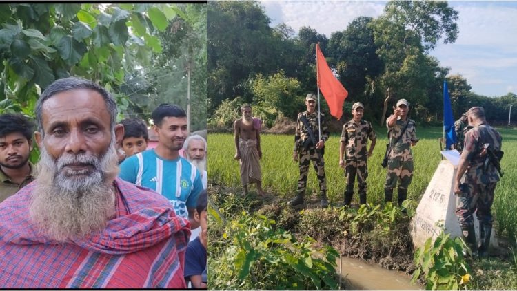 বাংলাদেশি কৃষককে ধরে নেওয়ার ৭ ঘণ্টা পর বিজিবির তৎপরতায় ফেরত দিল বিএসএফ