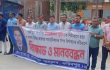 সাংবাদিক তুহিন হত্যা ও আনোয়ারের ওপর হামলার প্রতিবাদে ফরিদপুরে মানববন্ধন