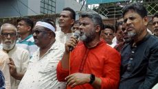 নওগাঁয় ফজলে হুদা বাবুলের নেতৃত্বে ৫ ই আগস্ট গণঅভ্যুত্থানের বিজয়ের র‍্যালি