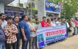 তুহিন হত্যার বিচারের দাবিতে নবীনগরে মানববন্ধন