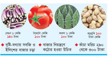 গরিবের সবজিতে আগুন
