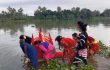 টাঙ্গাইলে বেহুলা লক্ষিন্দরে কাহিনী দিনব্যাপী যমুনা নদীতে শাওনে ডালা অনুষ্ঠিত