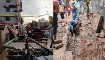 তিতাস গ্যাস কর্তৃক অবৈধ গ্যাস সংযোগ উচ্ছেদ অভিযান