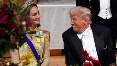 ট্রাম্পের জন্য রাজকীয় আয়োজনে কেট মিডলটনের নজরকাড়া উপস্থিতি