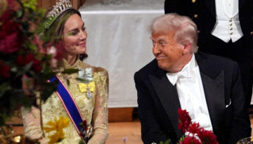 ট্রাম্পের জন্য রাজকীয় আয়োজনে কেট মিডলটনের নজরকাড়া উপস্থিতি