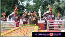 মুক্তিযুদ্ধের অমর নায়ক বীরশ্রেষ্ঠ নূর মোহাম্মদকে শ্রদ্ধায় স্মরণ করলো বিজিবি