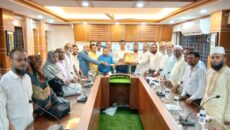 চাঁদপুর সদর উপজেলা নির্বাহী অফিসারের বদলী জনিত বিদায় সংবর্ধনা