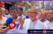 সড়কের মাঝখানে বিদ্যুতের খুঁটি, জুরাইনবাসীর দুর্ভোগে মানববন্ধন