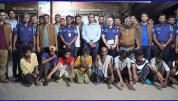 নারায়ণগঞ্জে যৌথবাহিনীর অভিযানে আটক ২৭