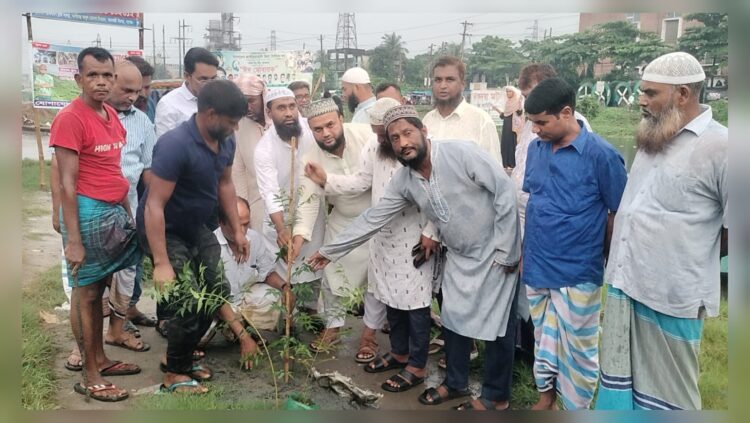 সিদ্ধিরগঞ্জে ঢালী ফাউন্ডেশনের উদ্যোগে বৃক্ষরোপণ কর্মসূচি