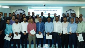 বিএমইউতে ফুলব্রাইট প্রোগ্রামের আওতায় এআই ভিত্তিক স্মার্ট মেরিটাইম ম্যানেজমেন্ট কর্মশালা