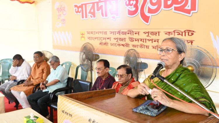 দুর্গাপূজা প্রকৃতি ও মানবিক সম্পর্কের প্রতি গভীর ভালোবাসার বার্তা বহন করে : মৎস্য ও প্রাণিসম্পদ উপদেষ্টা