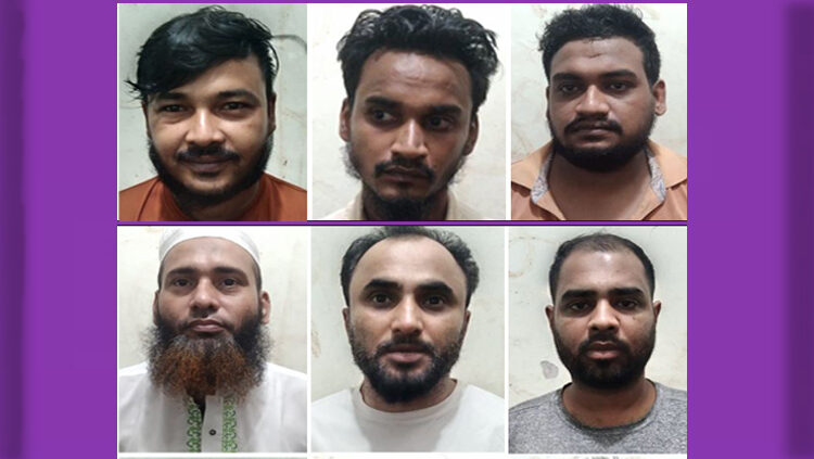 নিষিদ্ধ আওয়ামী লীগ ও ছাত্রলীগের ছয় নেতা-কর্মী গ্রেপ্তার
