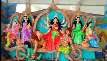 খাগড়াছড়িতে দুর্গাপূজার প্রস্তুতি শেষ পর্যায়ে, নিরাপত্তা ব্যবস্থা জোরদার
