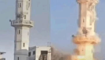 গাজায় ৭৫০ বছরের পুরানো মসজিদ ধ্বংস করল ইসরাইল