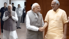 ভারতে উপরাষ্ট্রপতি নির্বাচন শুরু, প্রথম ভোট দিলেন মোদি