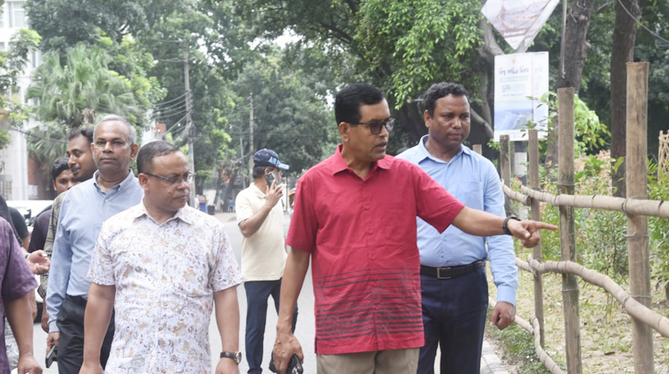 ঢাকা দক্ষিণ সিটির ৩১ কিলোমিটার রোড মিডিয়ানে সবুজায়ন কর্মসূচির উদ্বোধন করলেন ডিএসসিসি প্রশাসক 