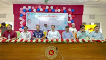 ঝালকাঠিতে টাইফয়েড টিকাদান ক্যাম্পেইন-২০২৫ উদ্বোধন