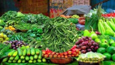 সবজির বাজারে আগুন