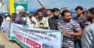 বাউফলে পাবলিক মাঠে মেলা বন্ধের দাবিতে এলাকাবাসীর মানববন্ধন