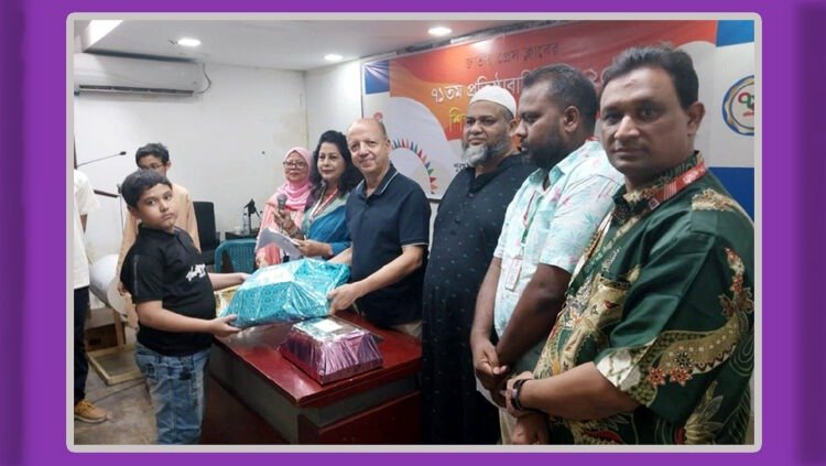 জাতীয় প্রেস ক্লাবের ৭১তম প্রতিষ্ঠাবার্ষিকীতে বিস্কুট দৌড় প্রতিযোগিতায় প্রথম এমডি রাইয়ান
