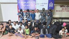 কোস্ট গার্ড-নৌবাহিনীর যৌথ অভিযান: নারী-শিশুসহ ৩৮ জন উদ্ধার, ২ পাচারকারী আটক