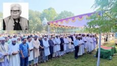 টাঙ্গাইলে গণসংযোগ শেষে ফেরার পথে বিএনপি নেতার মৃত্যু, রাষ্ট্রীয় মর্যাদায় দাফন সম্পন্ন