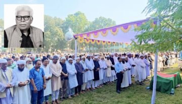 টাঙ্গাইলে গণসংযোগ শেষে ফেরার পথে বিএনপি নেতার মৃত্যু, রাষ্ট্রীয় মর্যাদায় দাফন সম্পন্ন