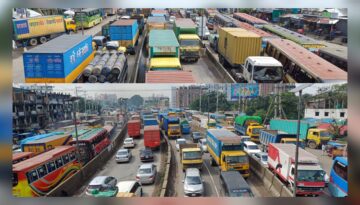 ঢাকা-চট্টগ্রাম ও ঢাকা-সিলেট মহাসড়কে ৩০ কিলোমিটার যানজট
