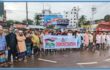 ফিলিস্তিনি সমর্থনকারী ফ্লোটিলা নৌবহরে ইসরায়েলি হামলার প্রতিবাদে সাতক্ষীরায় বিক্ষোভ