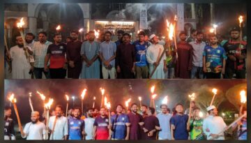 আকস্মিক মশাল মিছিল: “ভারত যদি বন্ধু হও, ন্যায্য পানির হিস্যা দাও” স্লোগানে উত্তাল ইবি